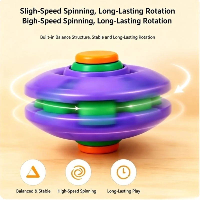 Novelty Gifts - 1PCS Transforming Fidget Spinner Ball Press