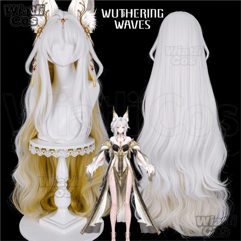 Anime Cosplay Wig Heat Resistant - Wuthering Waves Heart Hsin Cosplay Wig
