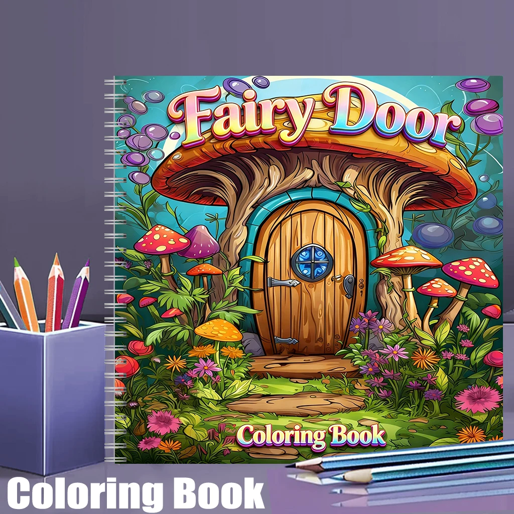 Party Supplies - Coloring Book Fairy Door for Adult
