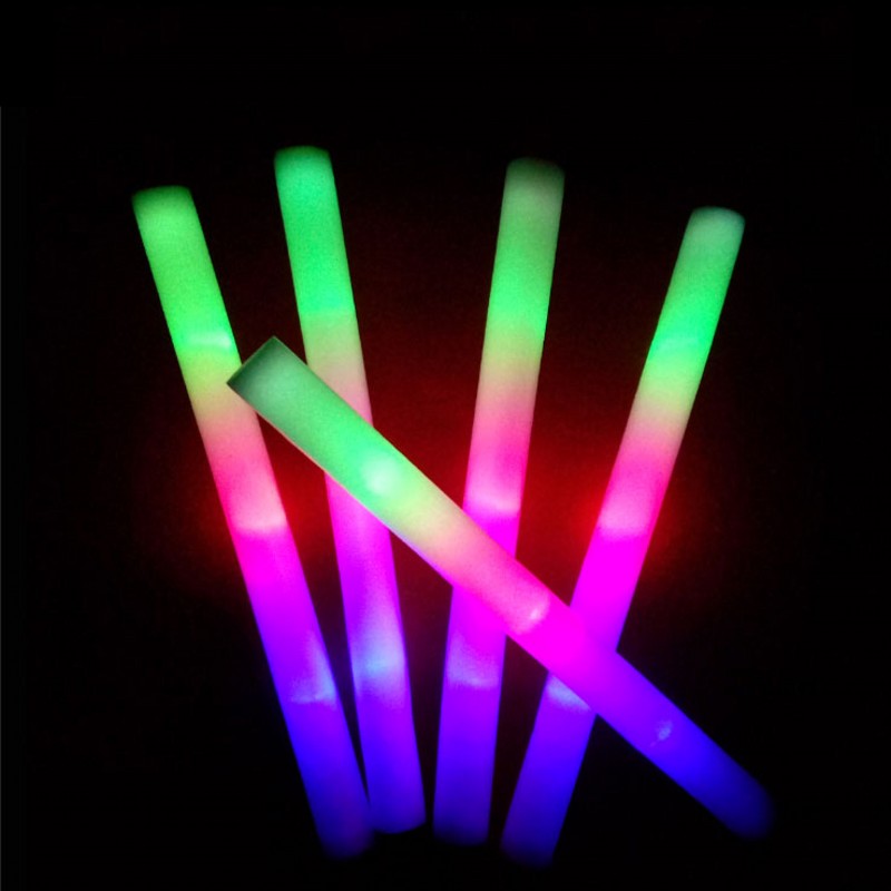 30Pcs Party Decoration LED Col - огляд і ціна Flashing Led Foam Sticks Party