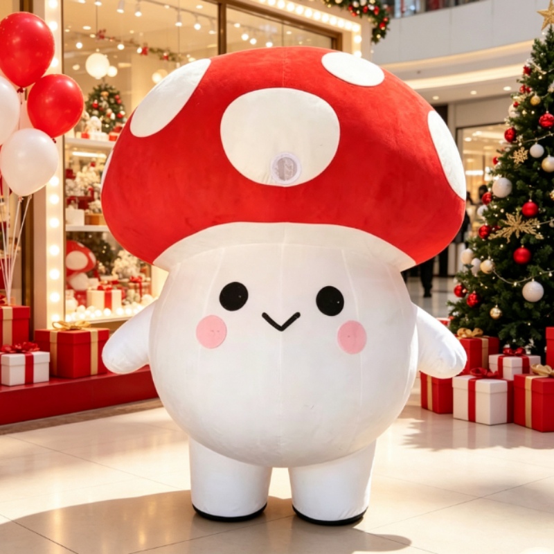 Cute Mushroom Inflatable Masco - огляд і ціна Costumes