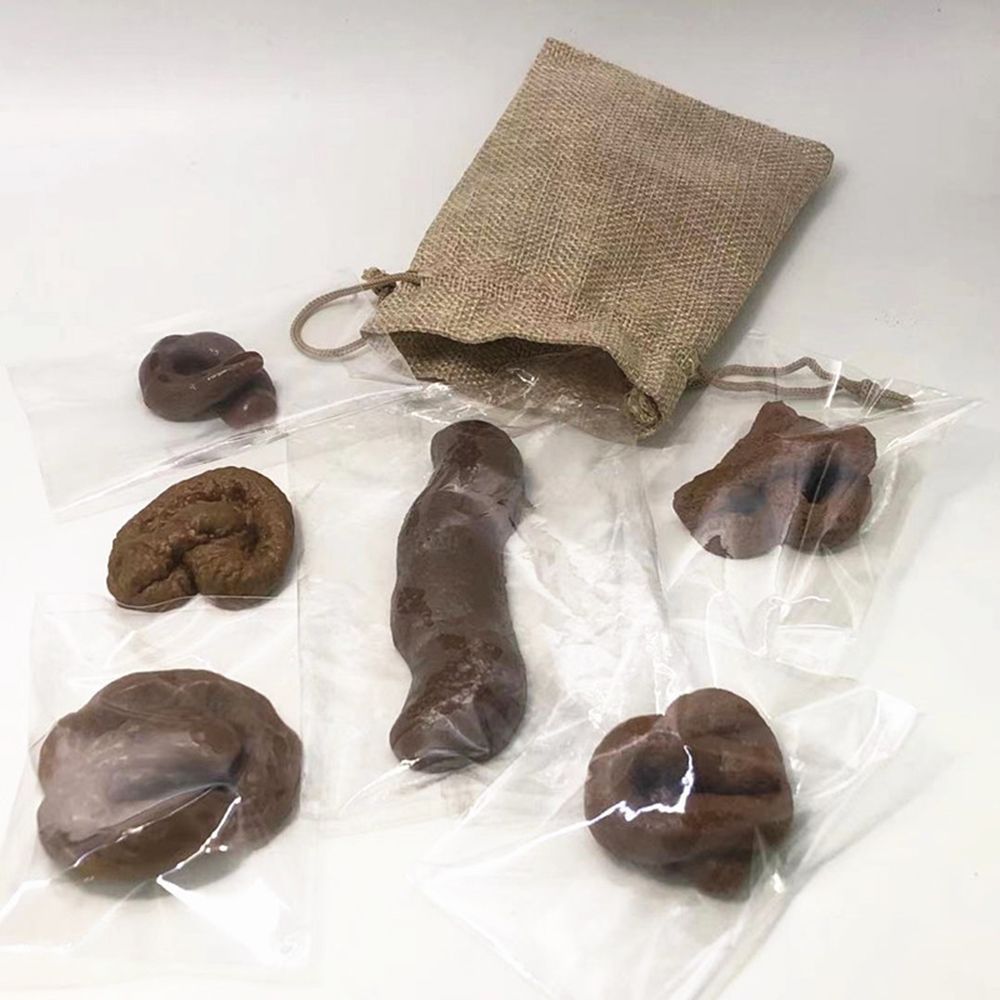 6Pcs Joke Gadget Squish Fool's - огляд і ціна Fake Poop Gag Gift