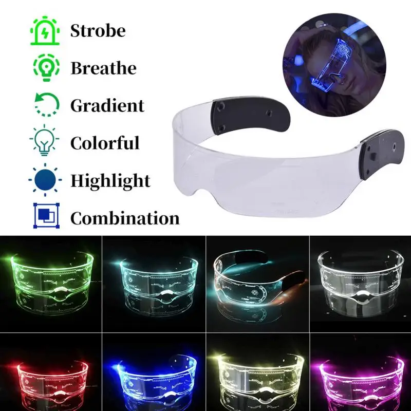 LED Glasses Glow Party Seven C - огляд і ціна Glow In The Dark Party Glasses