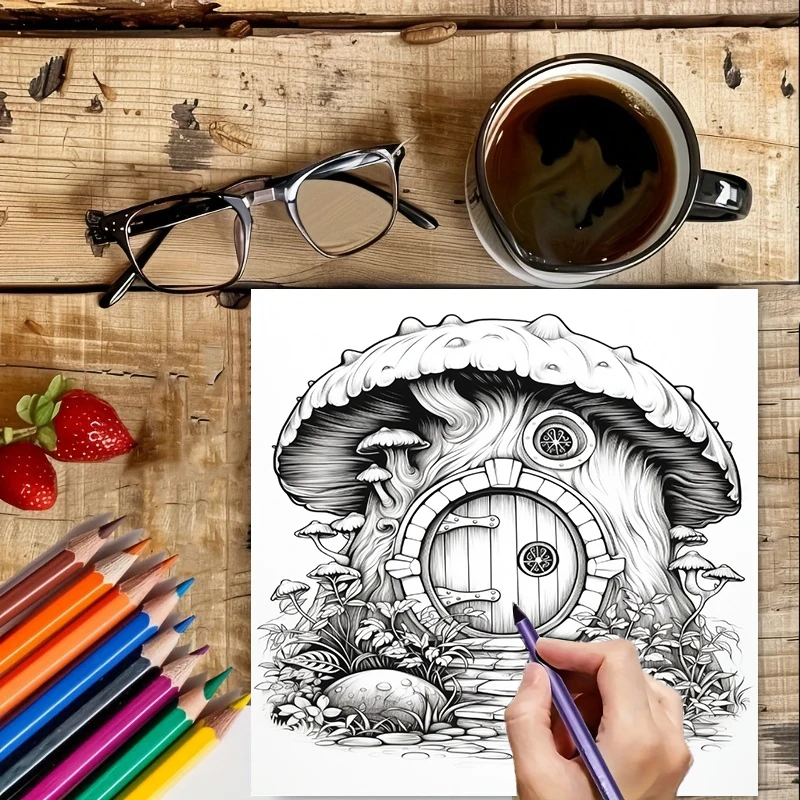 Coloring Book Fairy Door for A - огляд і ціна Party Supplies