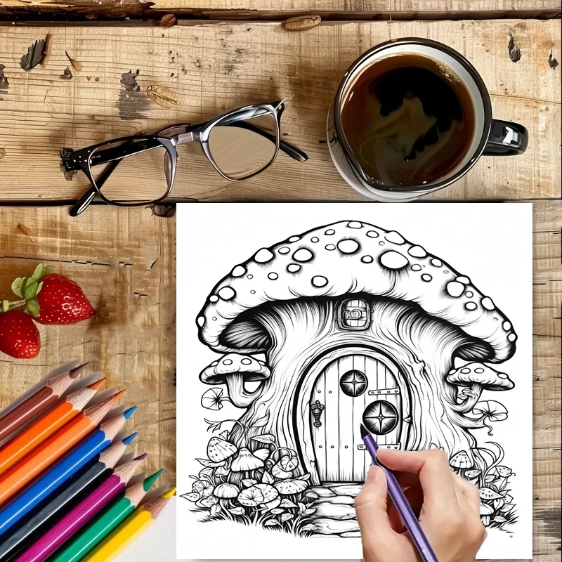 Coloring Book Fairy Door for A - огляд і ціна Party Supplies