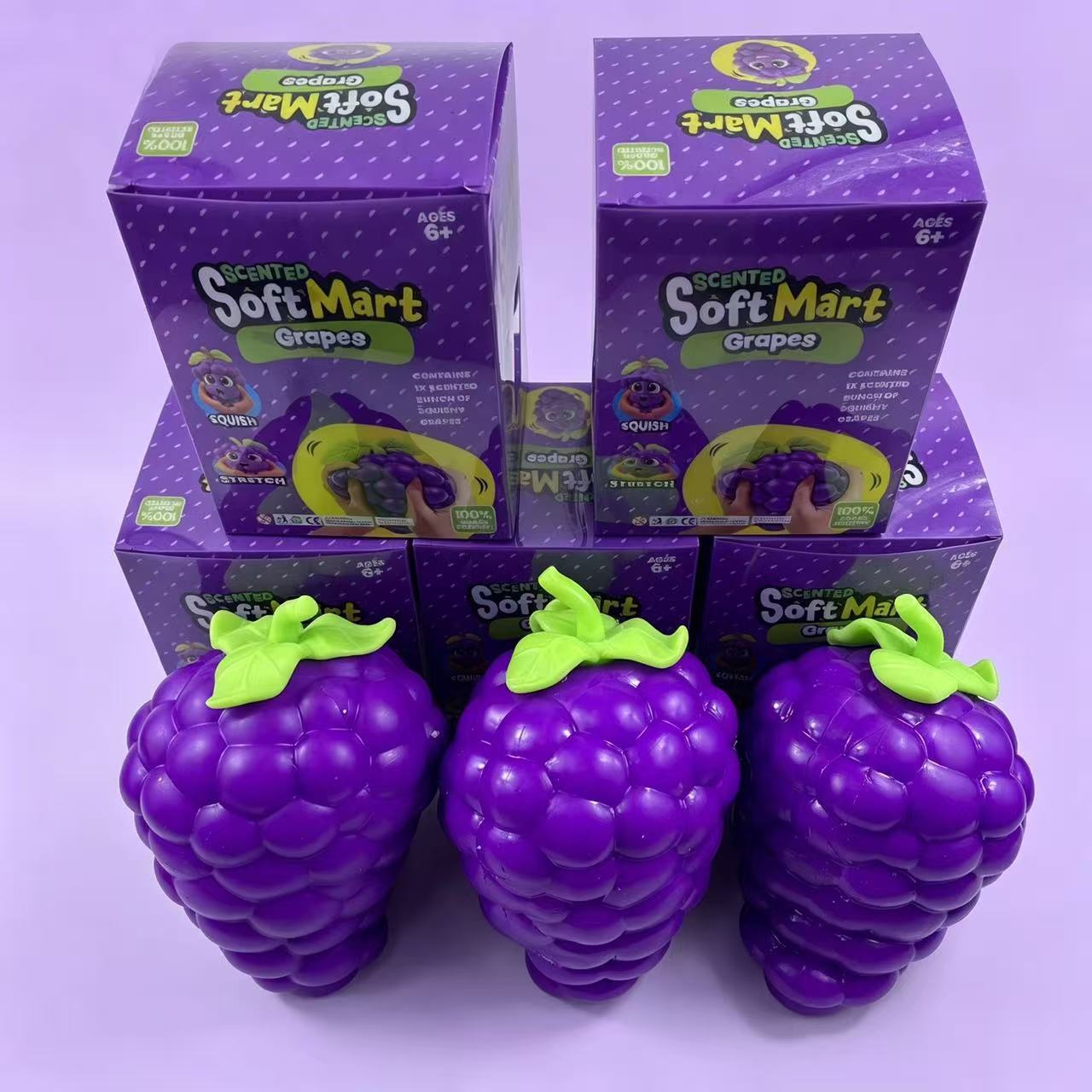 2026 Jumbo Grape Fruit Squishy - огляд і ціна Novelty Gifts