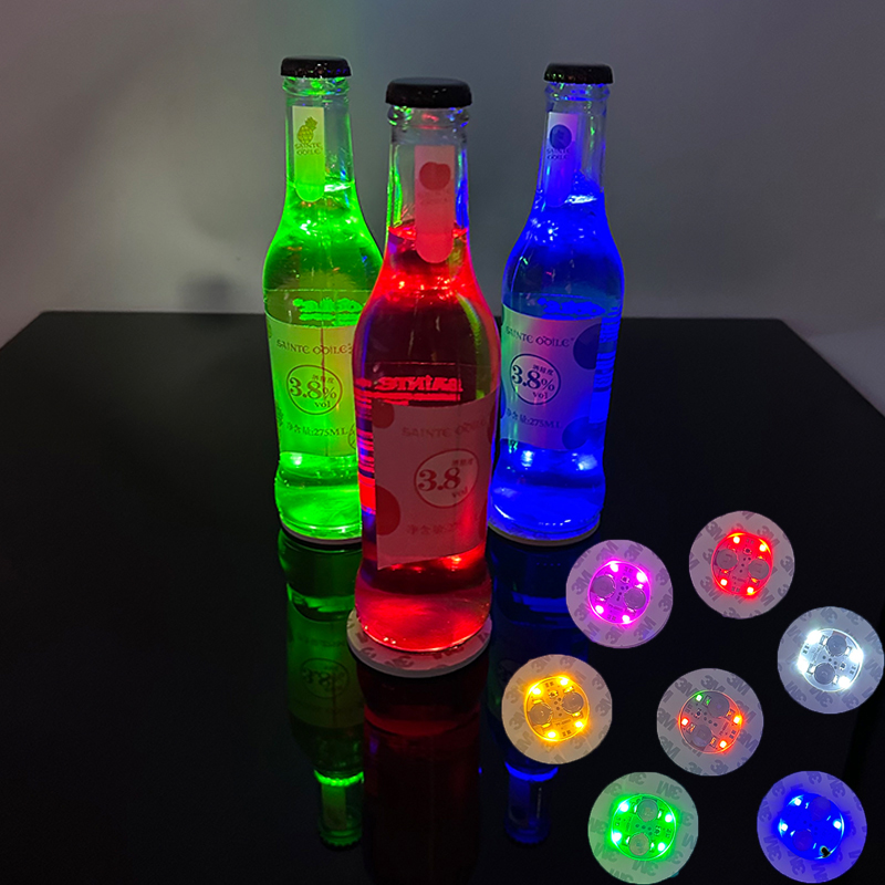 LED Coasters Sticker Night Clu - огляд і ціна Glow In The Dark Party Glasses