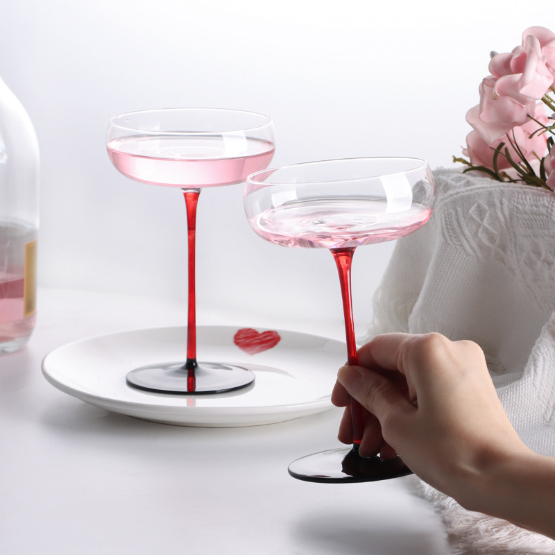 2/1Pcs 220ml Crystal Red Black - огляд і ціна Glow In The Dark Party Glasses